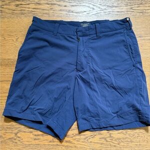 J. Crew Blue Flat Front Shorts Lightweight Casual